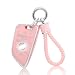 YO&YOYE YOYOYE for BMW Key Fob Cover with Keychain Pink Pink Soft TPU Key Case Protection Fit for BMW X1 X2 X3 X5 X6 X7 and Series 1 2 3 4 5 6 7 8 - Image 2