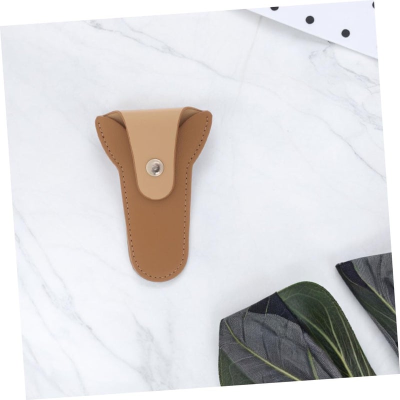 2 Pcs Small Pointed Cuticle Scissors with Pu Protective Pouch Nail Trimmer Covers for Manicure Pedicure Grooming Tool Set - Image 4