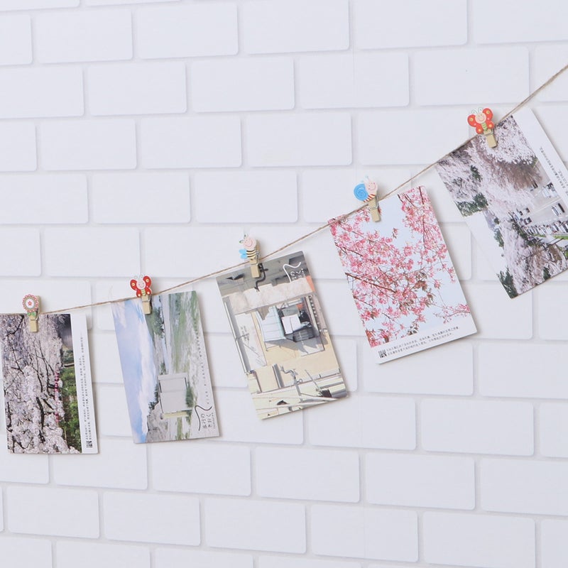 10pcs Cartoon Snail and Clips Office Supplies Craft Memo Clip DIY Clothes Paper Photo Decoration with Rope - Image 5