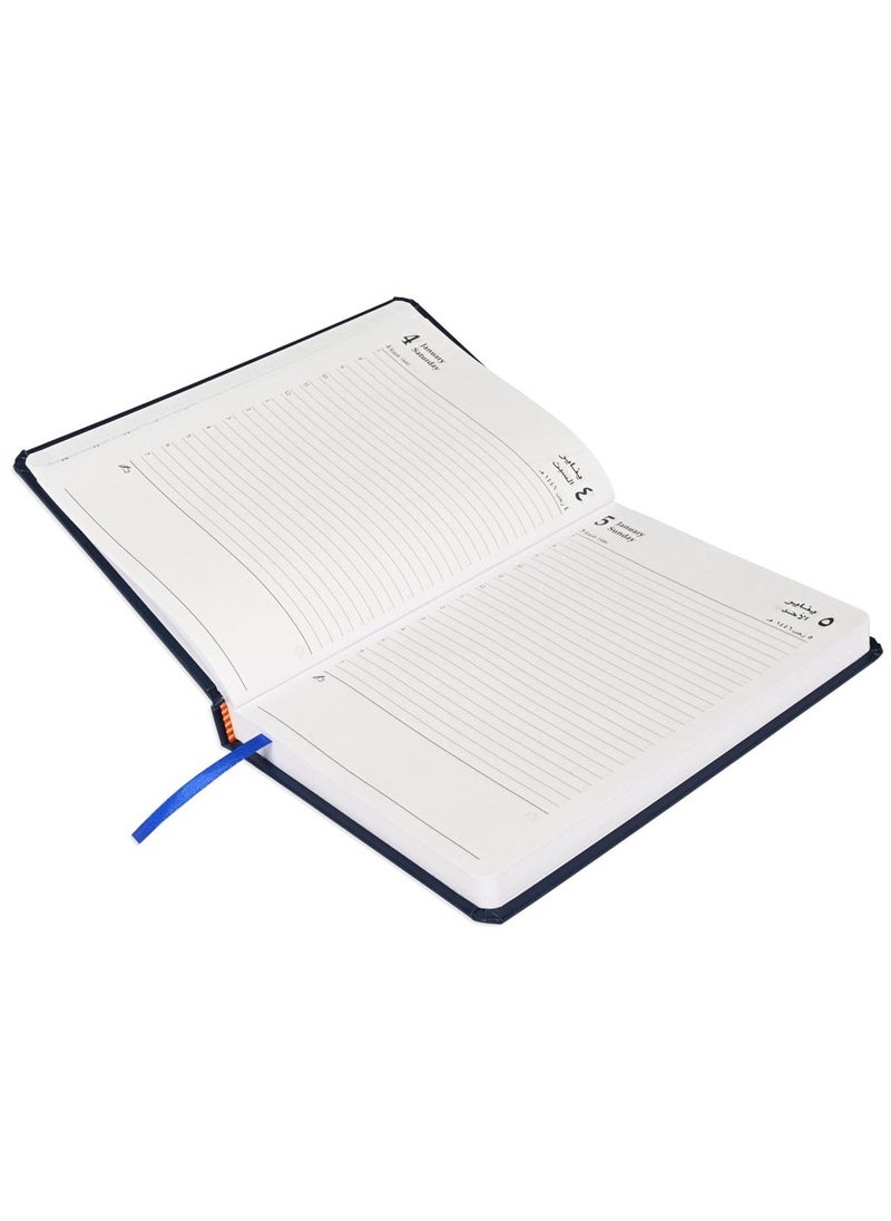 FIS FIS Diary 2025 (Arabic/English) Blue, A5 - FSDI23AE25BL  - Image 2