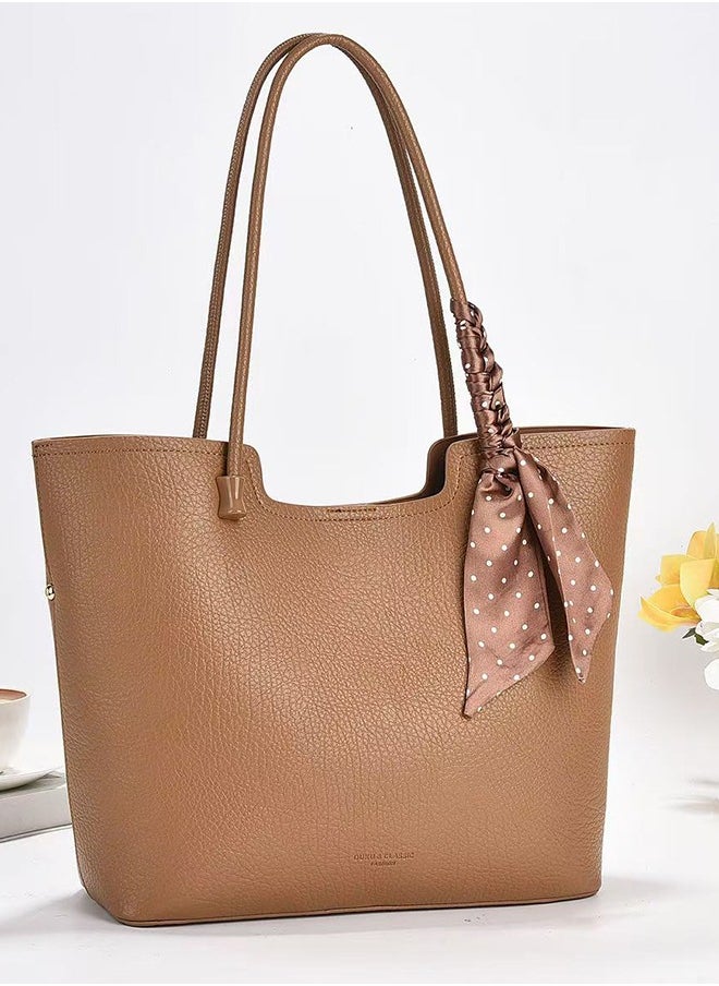 JCB CHIC Women Magnetic Closure Crossbody Bag  Shoulder Bag Tote Bag with Multi-Pocket Handbag Adjustable Strap Hobo Bag Messenger Bag for Work Travel (6319 Khaki)  - Image 1