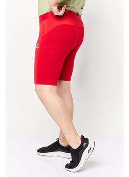 Adidas Men Sportswear Fit Brand Logo Training Short, Red  - Image 2