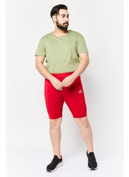 Adidas Men Sportswear Fit Brand Logo Training Short, Red  - Image 4