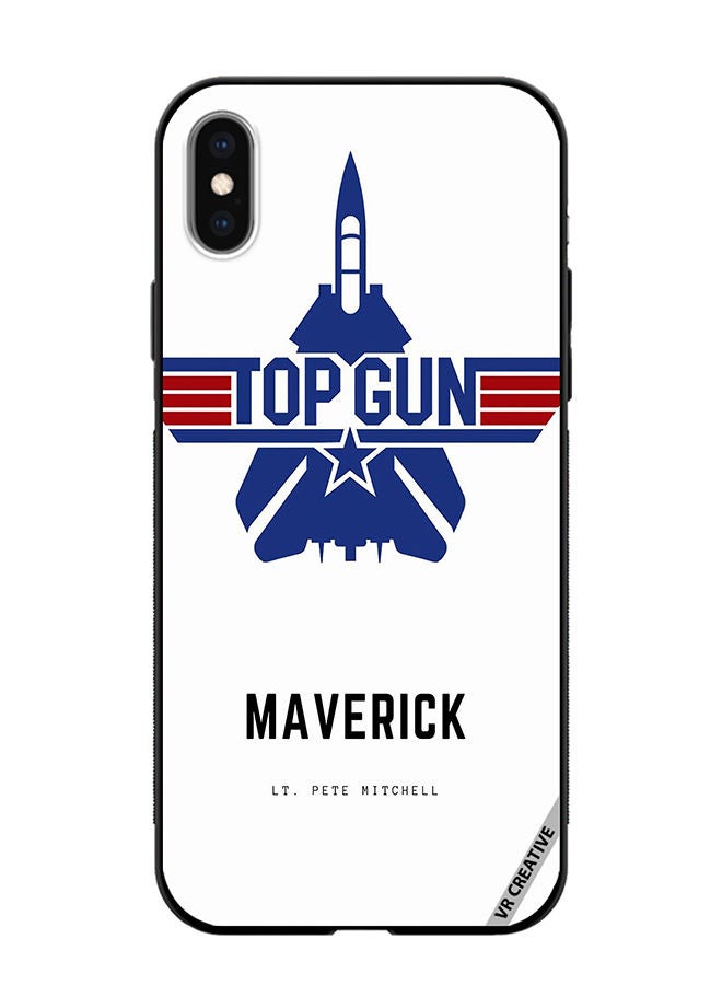 VR CREATIVE Protective Case Cover For Apple iPhone XS Max Maverick Design Multicolour - Image 1