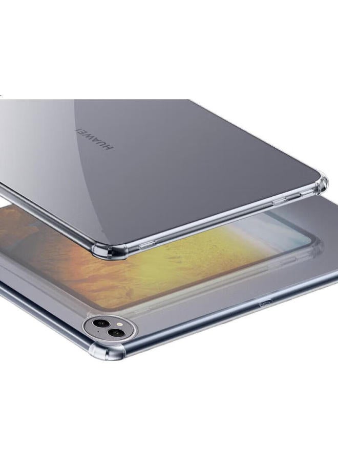 Freeson Protective Case For Huawei Matepad Pro 12.2-Inch Model Tablet, Full Coverage Shockproof Crystal Clear Tpu Soft Shell With Air Cushion Corners And Anti-Collision Design, Transparent - Image 1