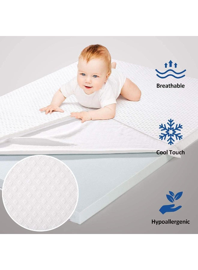 Harmony Home Memory Foam Mattress Topper – 5cm Visco Elastic | Removable Knitted Cover | King Size (180x190 cm) - Image 5