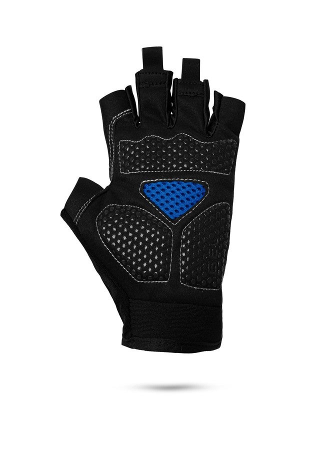 BADOWL Gym Gloves with Wrist Strap Grips Accessories for Men & Women |Cycling, Fitness, Training & Exercise, Flexible, Professional Weightlifting (Black-Free Size) - Image 3