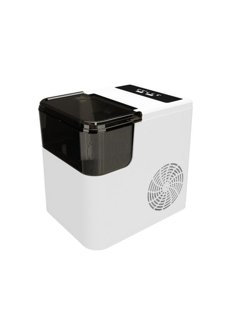 BlueFire TB-966 Countertop Ice Maker Machine – 12KG/24H Portable Automatic Ice Maker with 1.6L Water Tank, Makes 9 Bullet Ice Cubes in 6-8 Minutes, 2 Ice Cube Sizes, 165W Energy Efficient, Auto Shut-Off, Ice Basket & Scoop Included, 3-Pin Plug, Compact Ice Maker for Home, Office, Kitchen, RV, Camping & Parties - Image 1
