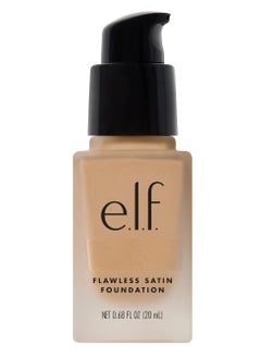 elf Flawless Finish Foundation, Improves Uneven Skin Tone, Lightweight, Medium Coverage & Semi-Matte, Vegan & Cruelty-Free, TOFFEE , 0.68 Fl Oz 