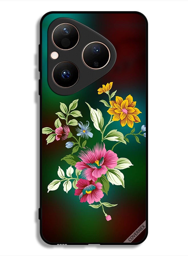 Covernex Huawei Pura 80 Protective Case Cover HD Flowers - Image 1