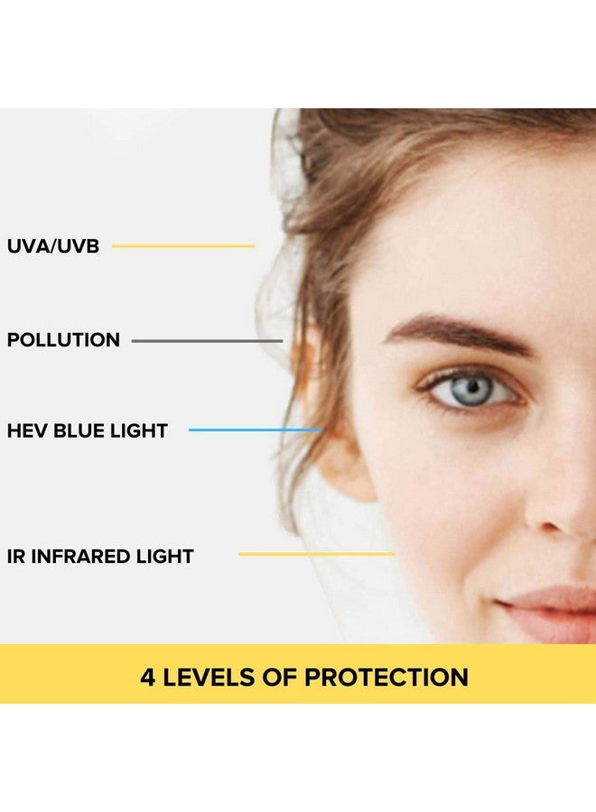PRIORI Skincare Tetra Sunscreen Lotion Broad Spectrum Spf 55 Universal Skin Tint Zinc Oxide Facial Sunscreen Blue Light Protection Antioxidant Matte Finish 1.7 Fl Oz - Image 4