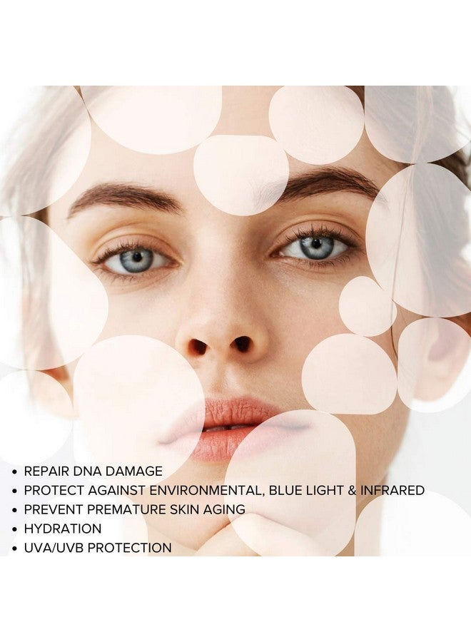 PRIORI Skincare Tetra Sunscreen Lotion Broad Spectrum Spf 55 Universal Skin Tint Zinc Oxide Facial Sunscreen Blue Light Protection Antioxidant Matte Finish 1.7 Fl Oz - Image 5