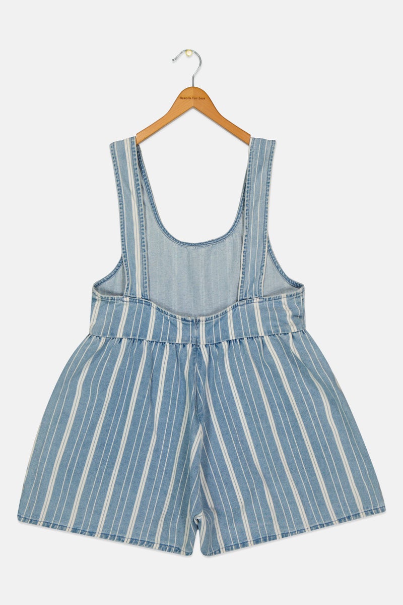 Billabong Kids Girl Sleeveless Stripe Playsuit, Multicolor - Image 3