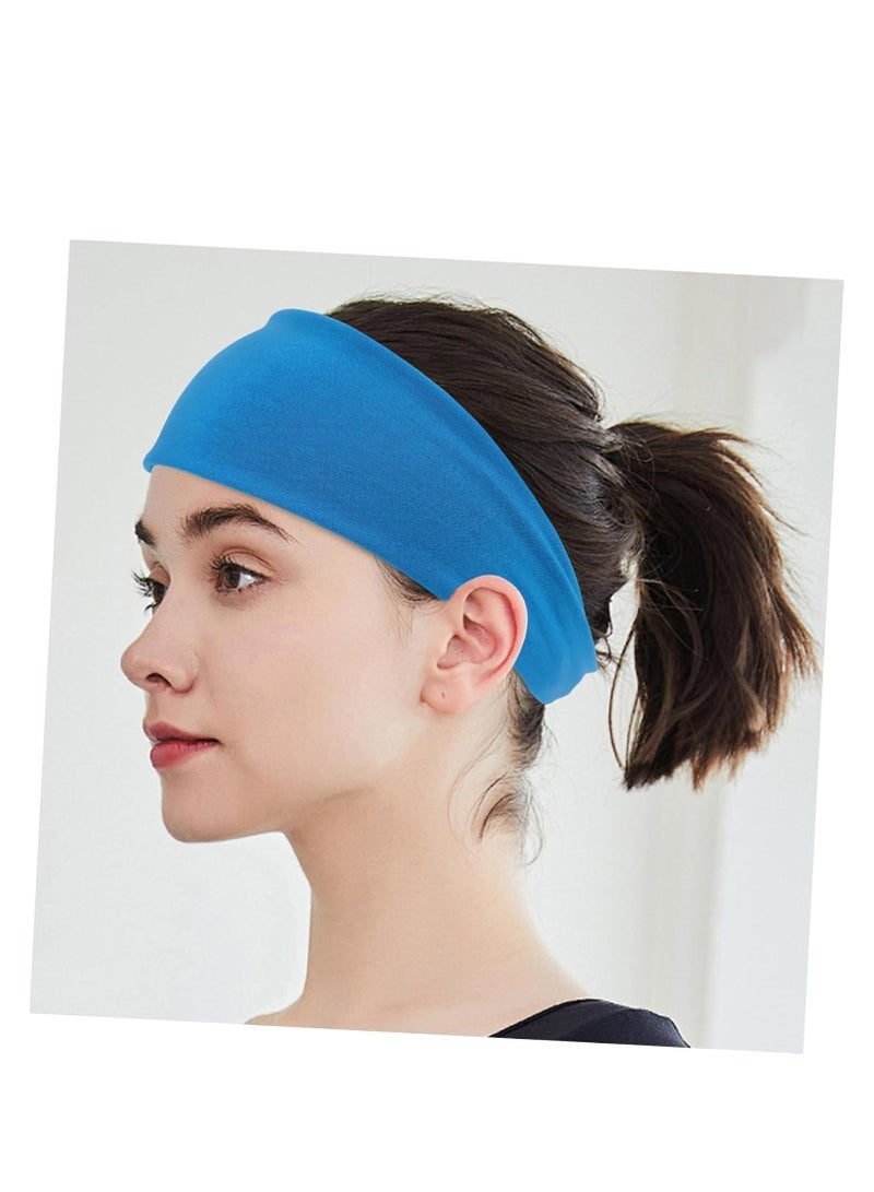 Generic Iggy Wolf Sweat Absorbent Sports Headbands Blue  - Image 3