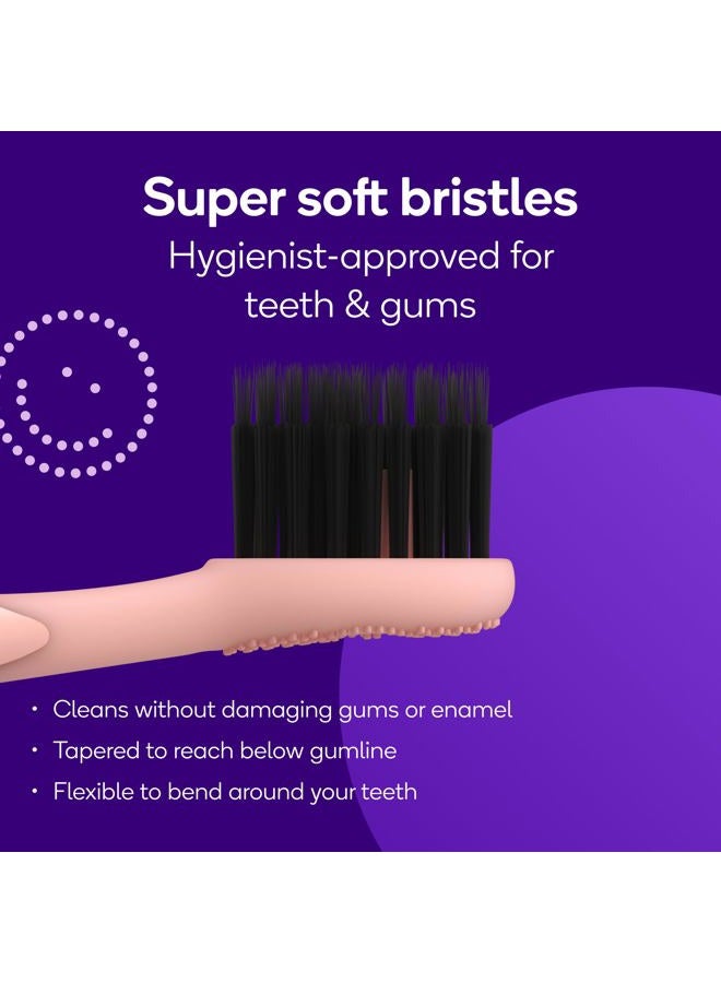 BURST Genuine Replacement Heads for Original Sonic Electric Toothbrush (Rose Gold/3 Pack) | Ultra Soft Bristles for a Deep Clean | Stain & Plaque Removal - Image 2