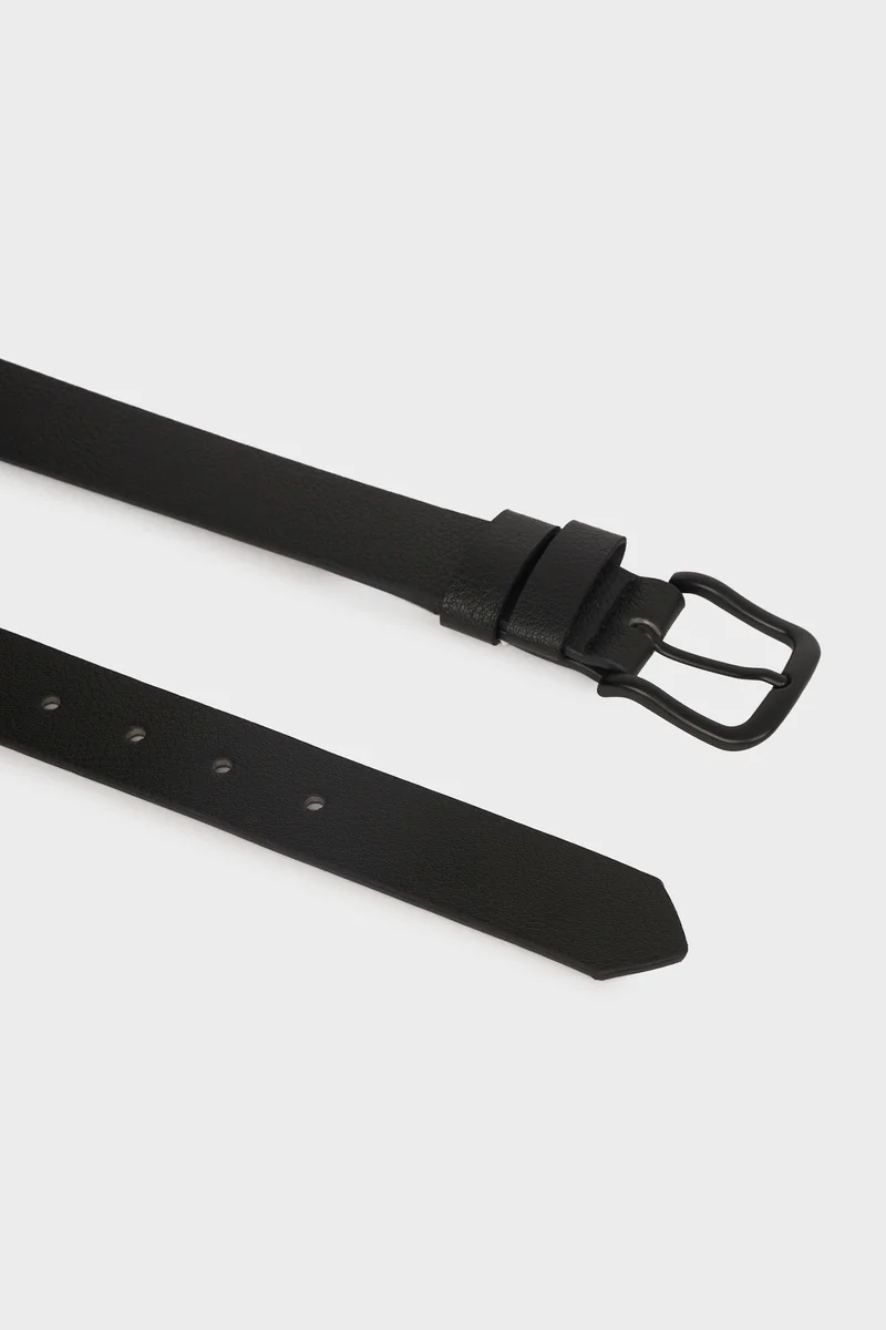Defacto  Man Rectangular Buckle Faux Leather Casual Belt for Men | Best Price UAE