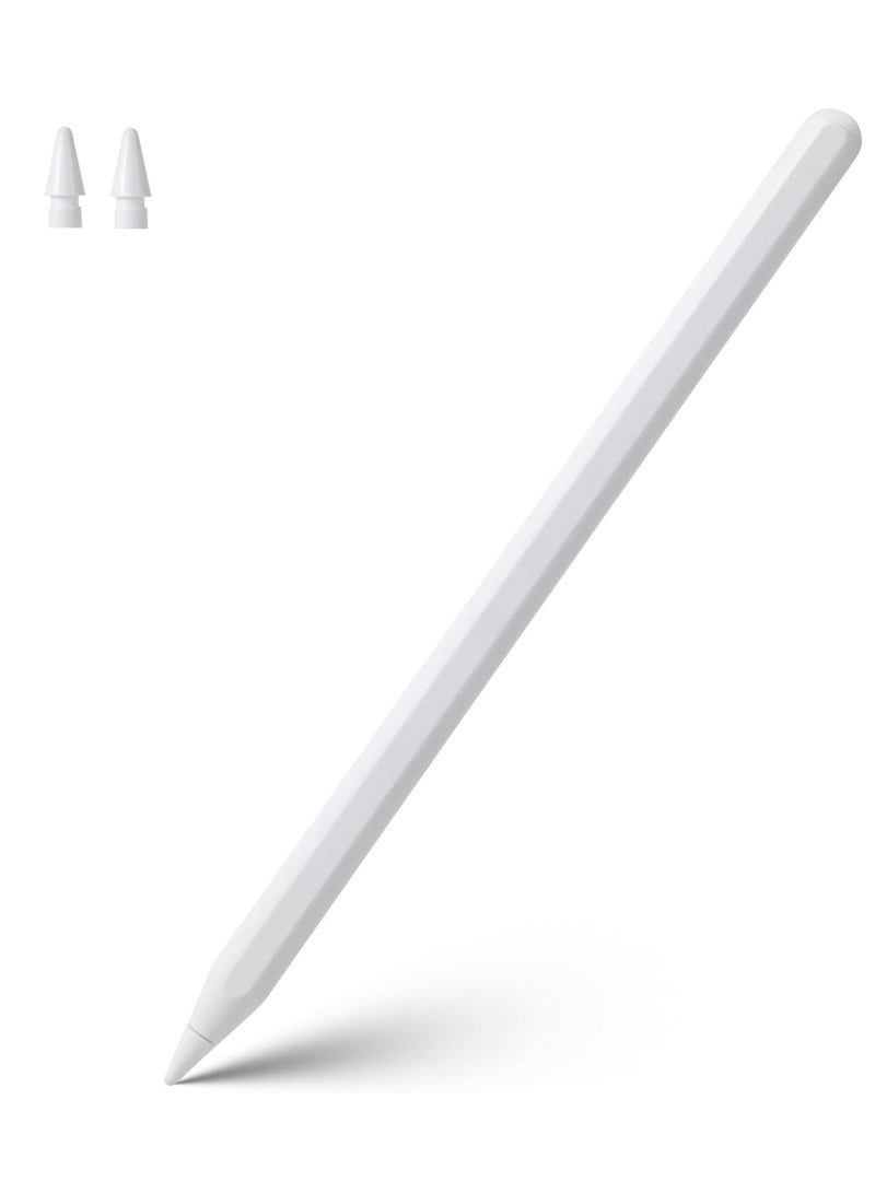 Stylus Pen for iPad  Wireless Charging Magnetic iPencil Lapiz Capacitive Active Capacitive Air 5 4 iPad Pro 5.9 11 inch Mini 6 (White) - Image 1