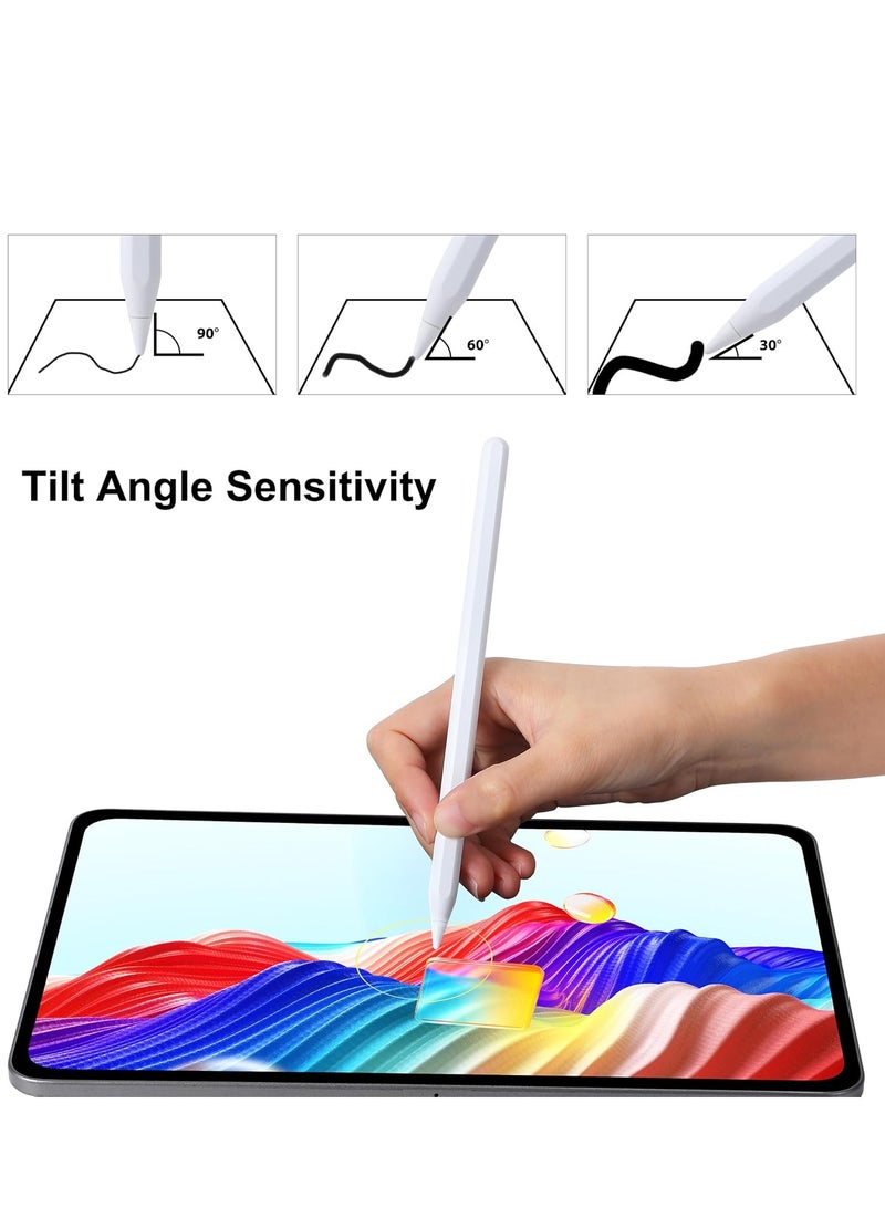 Stylus Pen for iPad  Wireless Charging Magnetic iPencil Lapiz Capacitive Active Capacitive Air 5 4 iPad Pro 5.9 11 inch Mini 6 (White) - Image 3