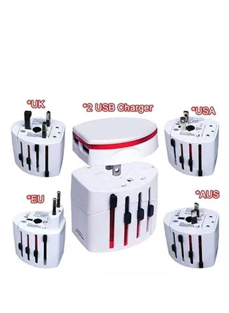 Excefore Universal Travel Power Adapter , All in One Worldwide Wall Charger AC Plug Adaptor  - Image 3