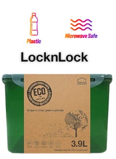LOCK & LOCK LocknLock Eco-Friendly 3.9L Airtight Rectangular Food Container - Microwave, Freezer, and Dishwasher Safe  - Image 1