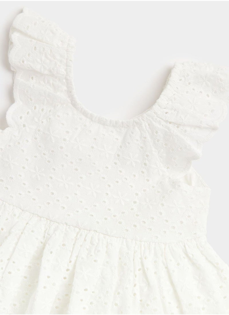 mothercare Kids Broderie Dress - Image 1