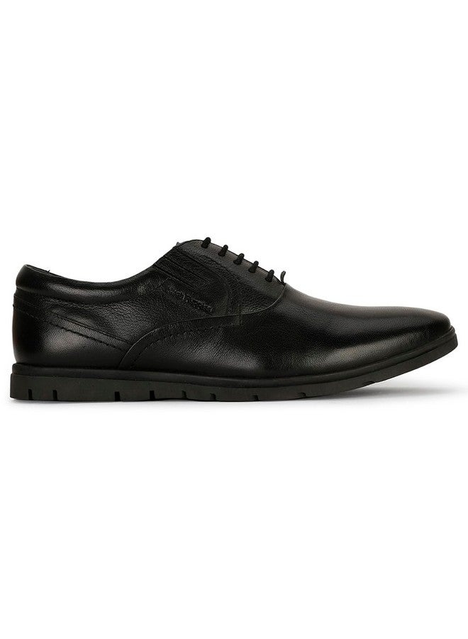 Hush Puppies Men's ERIC Oxford E 23 Formal Shoes (8356000_Black_9 UK) - Image 2