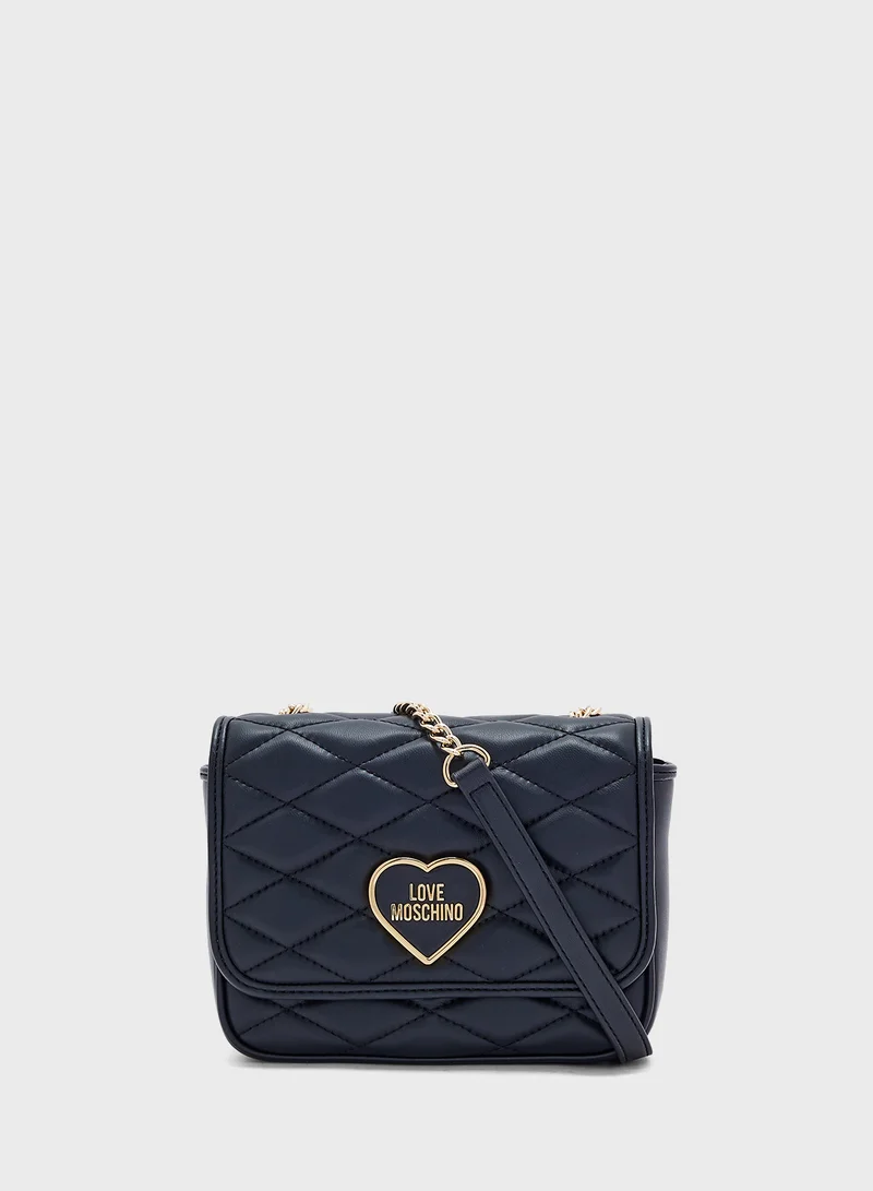 Love Moschino BLACK SOFT LEATHER-BLACK PU BLACK SOFT LEATHER-BLA