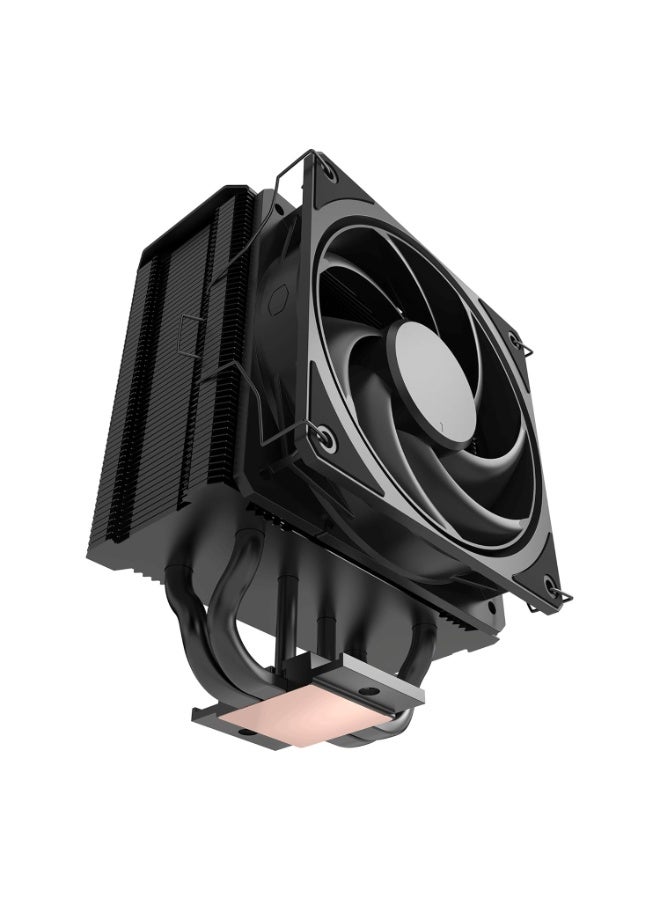 كولر ماستر Hyper 212 3DHP CPU Air Cooler – 120mm PWM Fan, 230W TDP, Proprietary 3D Heatpipe Technology, Intel LGA1851/1700 & AMD AM5 black - Image 1