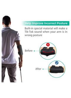 SYOSI Elbow Golf Swing Training Aid, Golf Practicing Posture Corrector Golf Swing Improvement Elbow Positioning Aid Golf Training Tool Golf Posture Training Adjustable Swing Trainer for Unisex Golfers  - Image 4