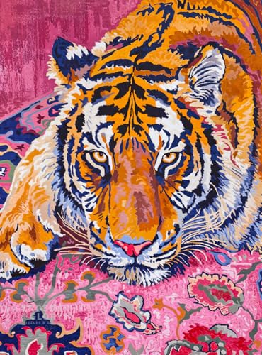 Cross & Glory Cross Glory Bohemian Tiger Tapestry 1000 Piece Jigsaw Puzzle for Adults Intricate Moroccan Rug Design SatinFinish Artistic Wall Decor - Image 1