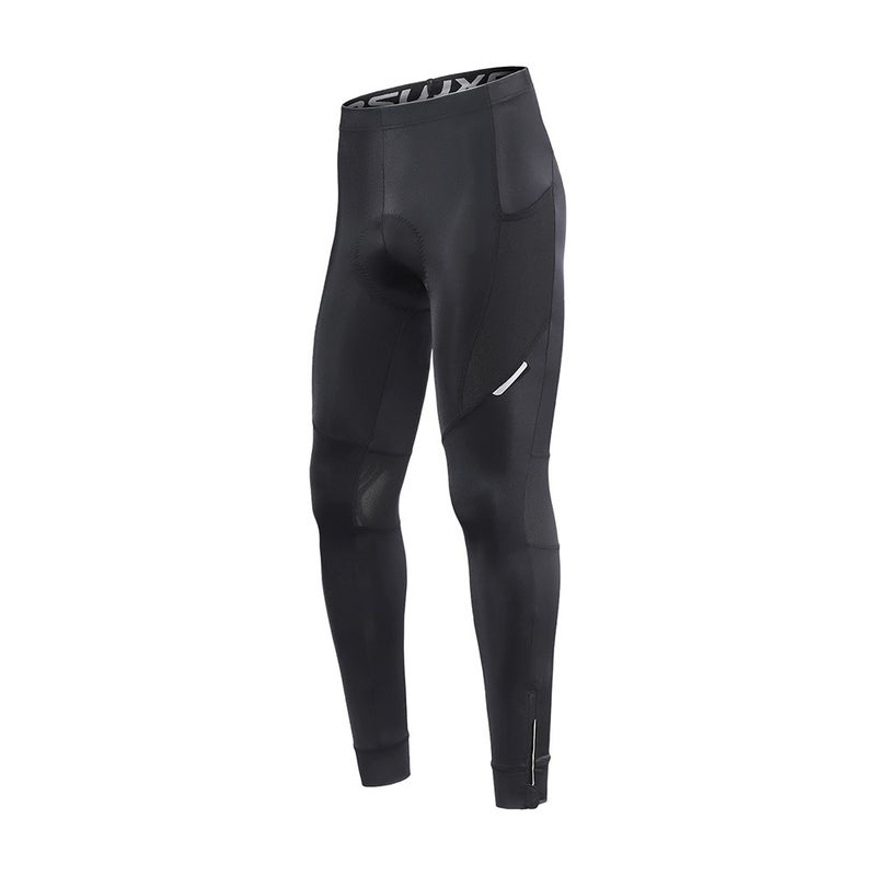 ARSUXEO Men's Cycling Tights with Cushioned Pad - Image 1
