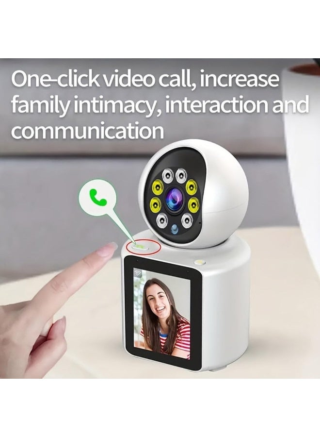 Smart WiFi Baby Monitor Camera, 1080P HD, 360° Pan, Night Vision, Two-Way Talk, Motion Detection - Image 3