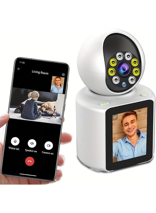 Smart WiFi Baby Monitor Camera, 1080P HD, 360° Pan, Night Vision, Two-Way Talk, Motion Detection - Image 4