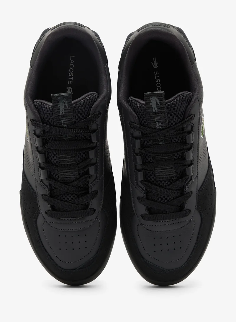 Lacoste OFF BLK/BLK Slam Shot Low Top Court Sneakers for Men | Best Price UAE