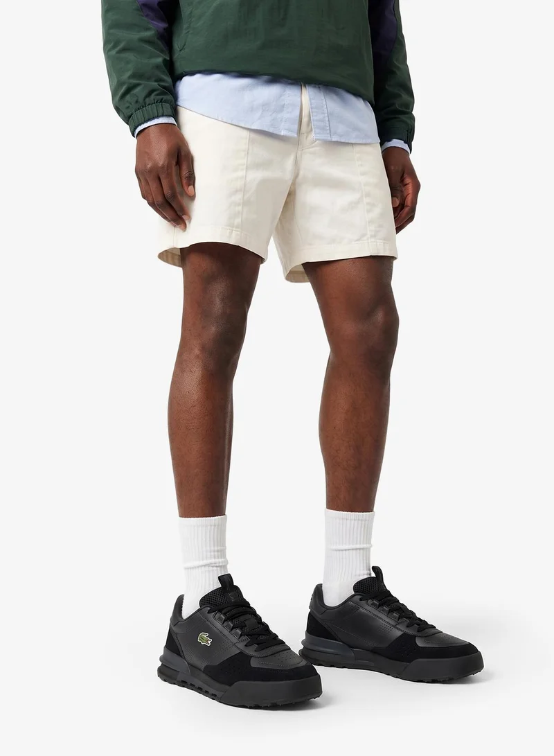 Lacoste OFF BLK/BLK Slam Shot Low Top Court Sneakers for Men | Best Price UAE