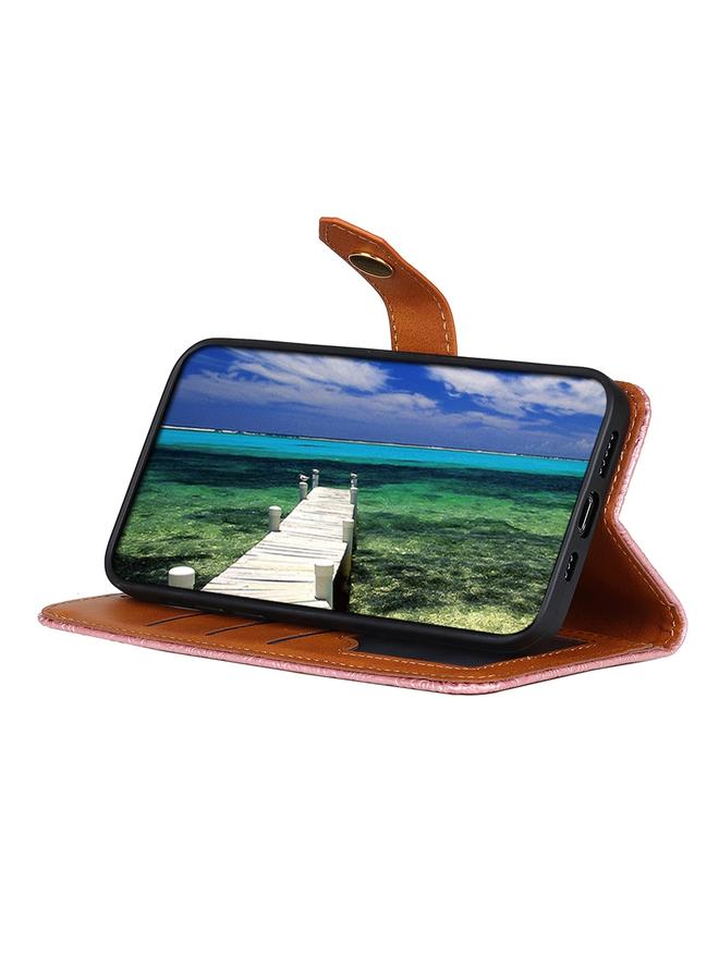 اس-توب جراب لهاتف Samsung Galaxy M13 4G، جراب جلدي منقوش بنقشة زهور أوروبية - Image 5