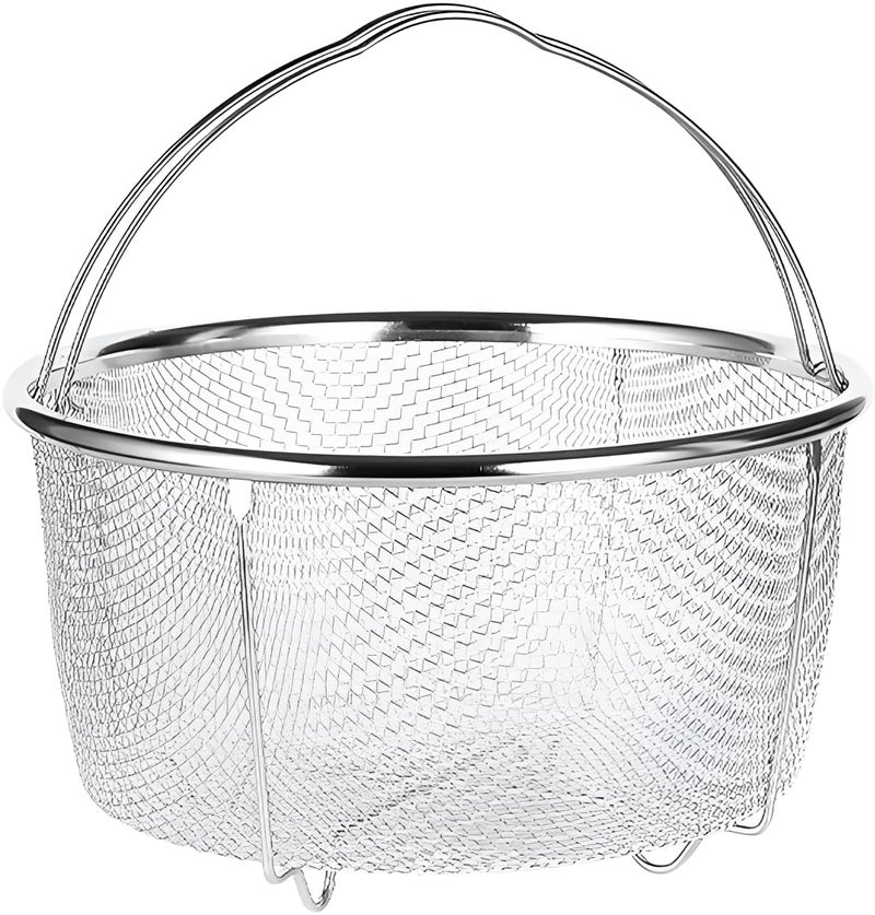 Kruvad All-In-One Pan Steamer Basket, Premium Stainless Steel Construction, Dishwasher Safe, Perfect for Copper Steaming Vegetables, Full Handle Easy Use Cooking to Fits Various Size Pot - Image 1