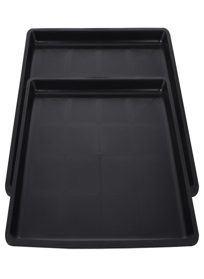PACKOVE 2pcs Durable Pet Poop Trays Waste Tray for Dogs Animals Easy Pet Cages and Crates - Image 1
