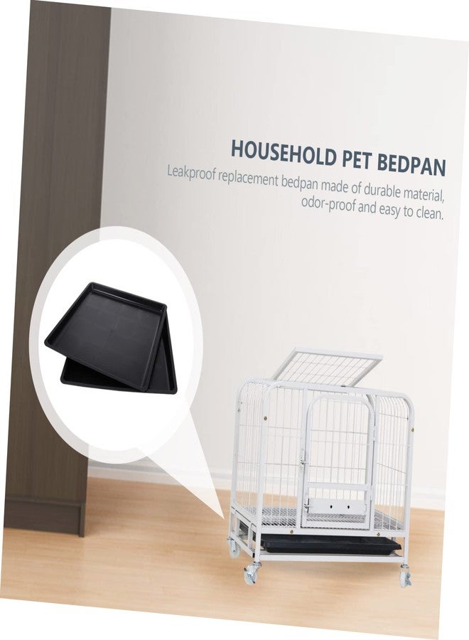 PACKOVE 2pcs Durable Pet Poop Trays Waste Tray for Dogs Animals Easy Pet Cages and Crates - Image 5