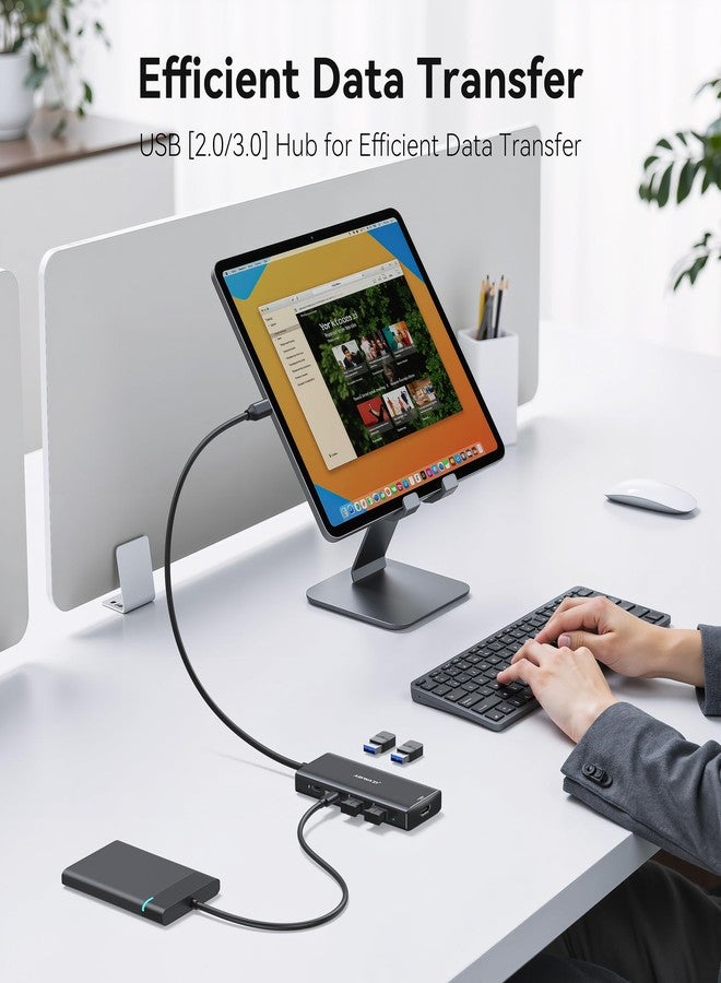 محول متعدد المنافذ لأجهزة MacBook Pro/Air، 9 في 1، ملحقات ماك، محول دونجل USB-C مع منفذ HDMI، قارئ بطاقات SD/TF، منفذ USB-C، منفذ PD، و4 منافذ USB لأجهزة MacBook Pro/Air، Dell XPS، Lenovo HP المحمولة - Image 5