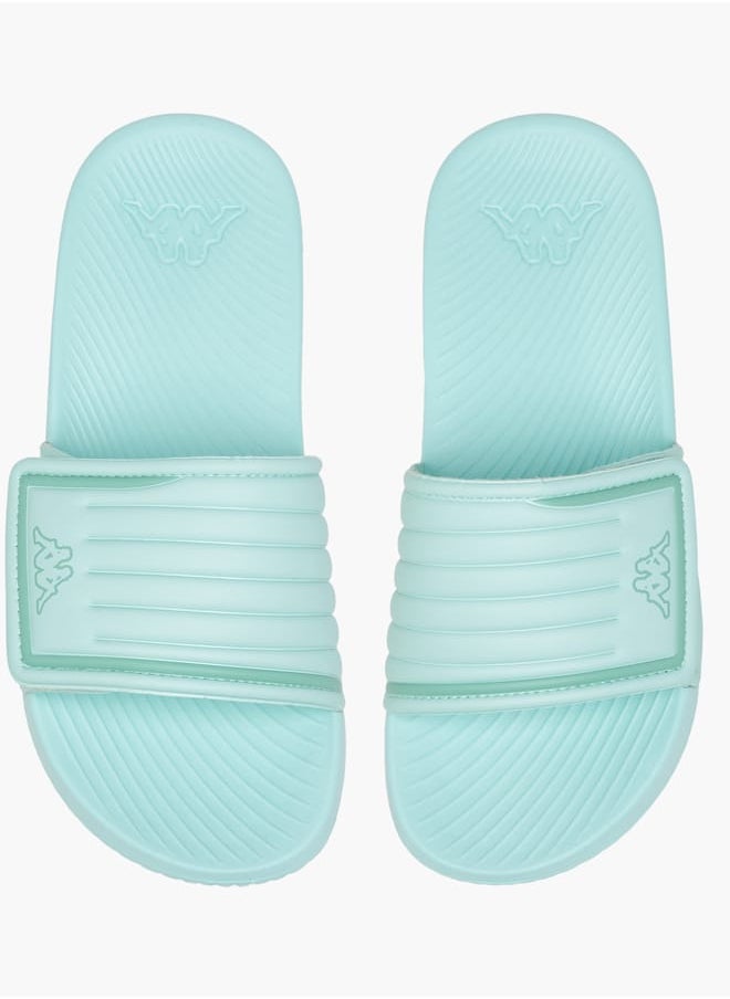 Kappa Girl's Textured Slides with Hook and Loop Closure  - Image 1