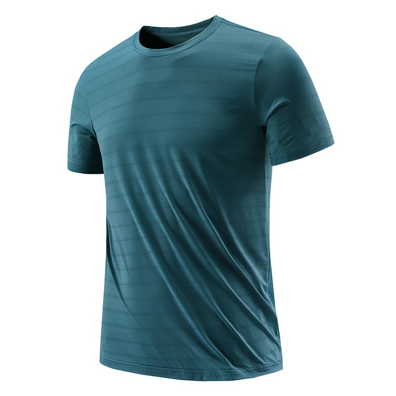 Summer Ice Silk Short Sleeve Quick Dry T-Shirt Men Outdoor Sports Fitness Running plus size Breathable Quick Drying Clothes Female Print - Image 4