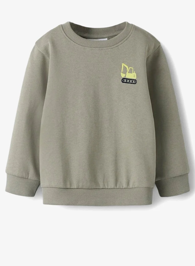 Name It Shadow Excavator Kids Graphic Crew Neck Sweatshirt for Men | Best Price UAE