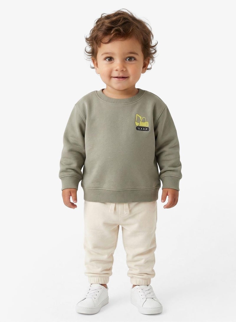 NAME IT Kids Graphic Crew Neck Sweatshirt - Image 1