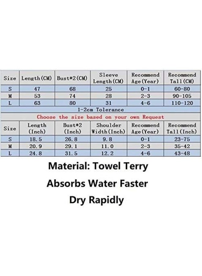 SZCQ Baby Boy Bathrobe Hooded Towels Unisex Infant Bath robe Towel For Toddle Terry Ultra Absorbent Durable Blankets - Image 2