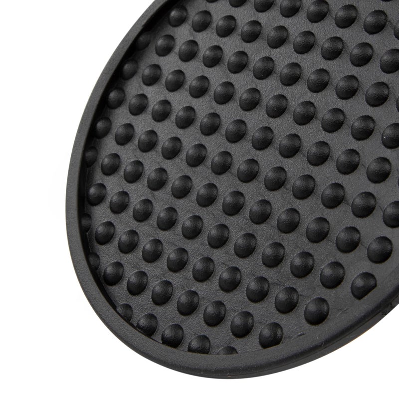 Spectrum Diversified Euro Set Set of 6 Waterproof, Flexible Holder, Coasters for Hot & Cold Drinks, 1, Black - Image 3