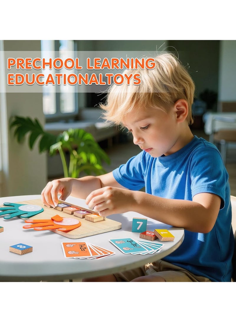 ألعاب مونتيسوري للأطفال من سن 3 سنوات فما فوق، ألعاب تعليمية للرياضيات للأطفال الصغار من سن 3 إلى 5 سنوات، مكعبات عد الأرقام للأطفال، لوازم منزلية لرياض الأطفال، هدايا للأولاد والبنات - Image 5