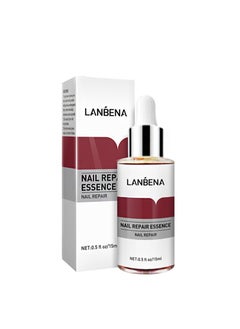 LANBENA Nail Repair Essence Serum, Nail repair, repairs and renews damaged, broken, cracked and discolored nails (15ml)  - Image 1