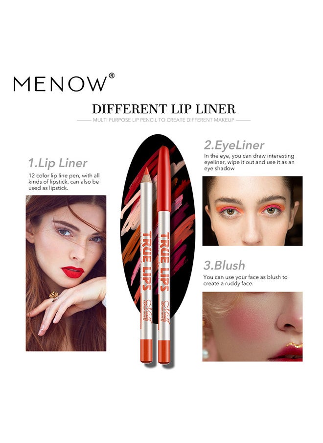 Lip Liner Pencil Lot Waterproof Long Lasting Matte Lipstick Lip Pen Makeup Lipstick Pencil Beauty Lips Kit 12 Pcs Set
