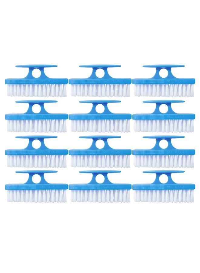Superio Nail Brush Set (12 Pack) Cleaner with Handle, Durable Brush Scrubber to Clean Toes, Fingernails, Hand Scrubber All Surface Cleaning, Heavy Duty Scrub Brush Stiff Bristles, Easy to Hold - Image 1